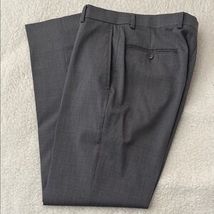 Kenneth Cole Wool Blend Gray Dress Pants